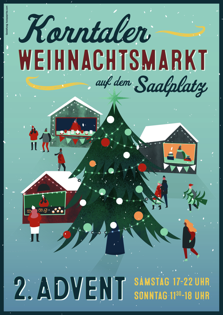 Plakat Weihnachtsmarkt